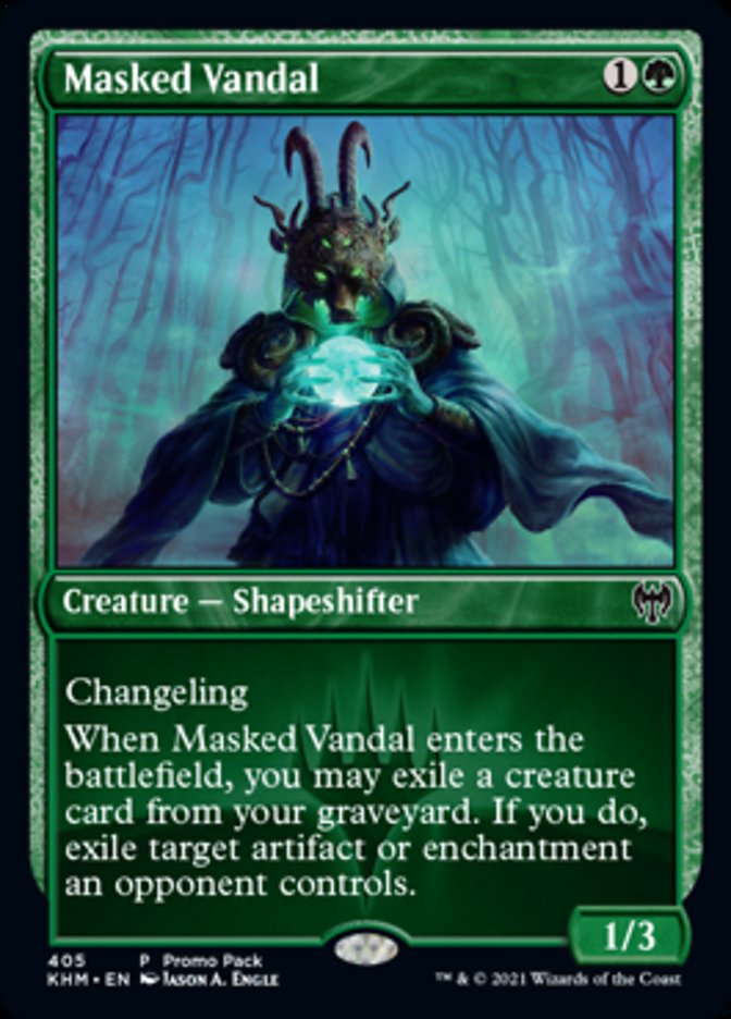 Masked Vandal (Promo Pack) [Kaldheim Promos] | Total Play