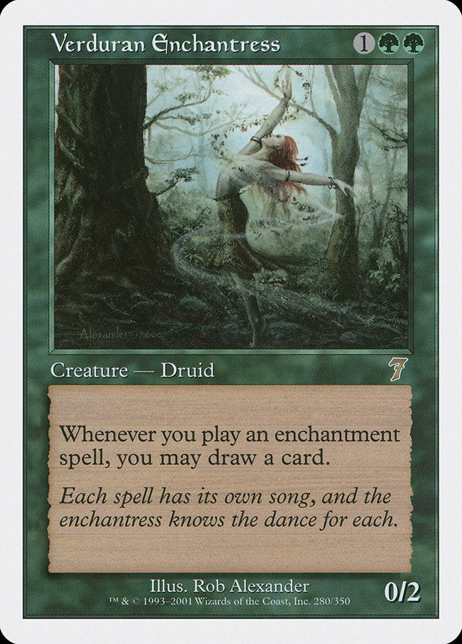 Verduran Enchantress [Seventh Edition] | Total Play