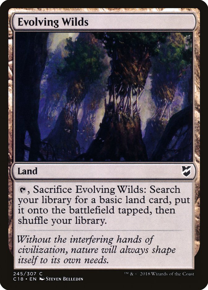 Evolving Wilds [Commander 2018] | Total Play