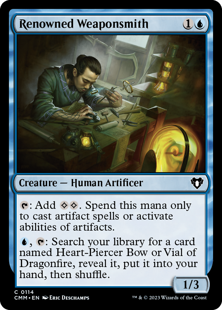 Renowned Weaponsmith [Commander Masters] | Total Play