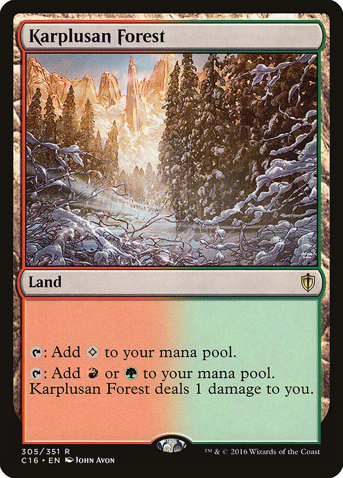 Karplusan Forest [Commander 2016] | Total Play