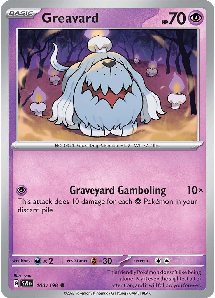 Greavard (104/198) [Scarlet & Violet: Base Set] | Total Play