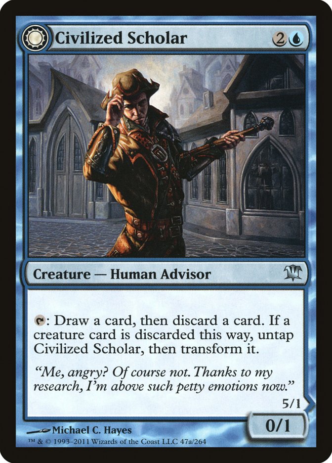 Civilized Scholar // Homicidal Brute [Innistrad] | Total Play
