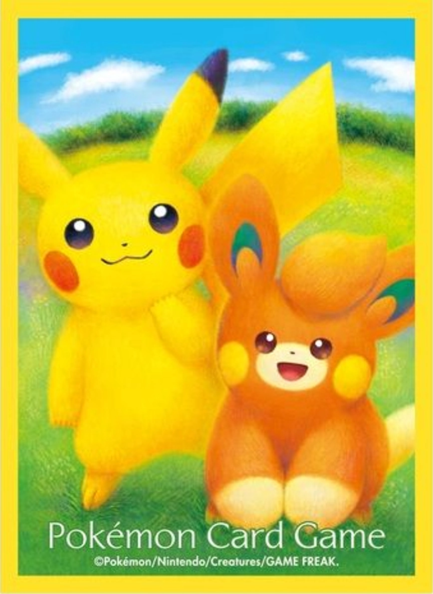 Card Sleeves - Pikachu & Pawmi (64-Pack) | Total Play