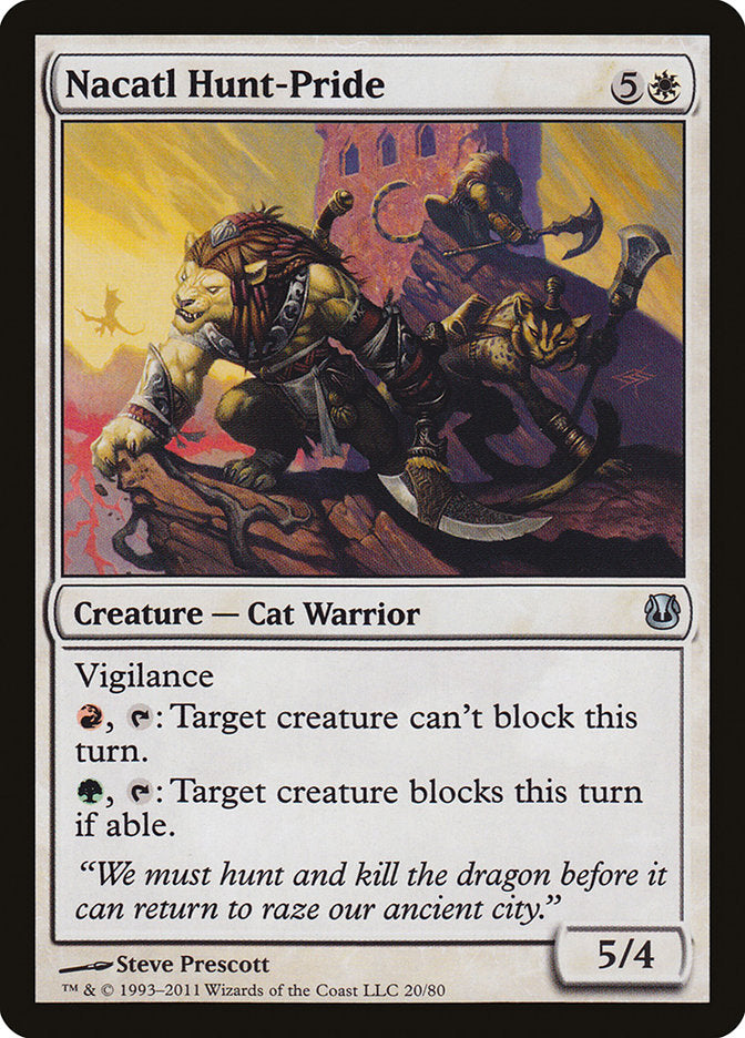 Nacatl Hunt-Pride [Duel Decks: Ajani vs. Nicol Bolas] | Total Play