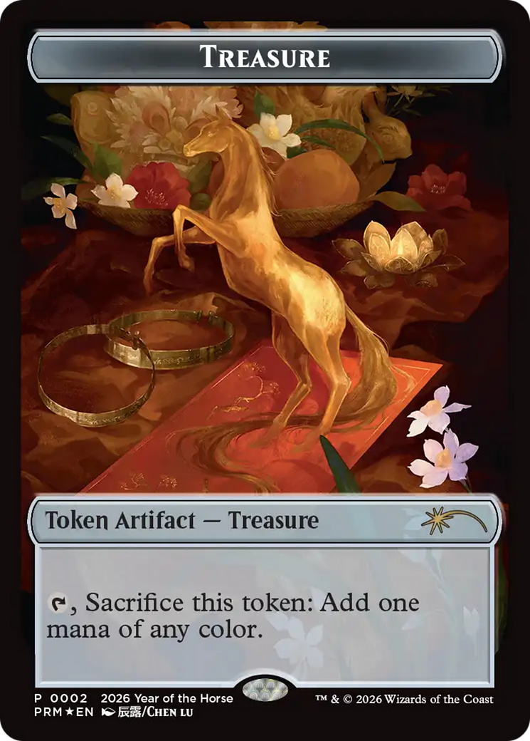 Treasure Token (Year of the Horse 2026) [Standard Showdown Promos Tokens] | Total Play
