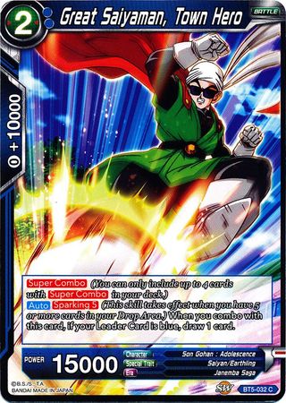 Great Saiyaman, Town Hero (BT5-032) [Miraculous Revival] | Total Play