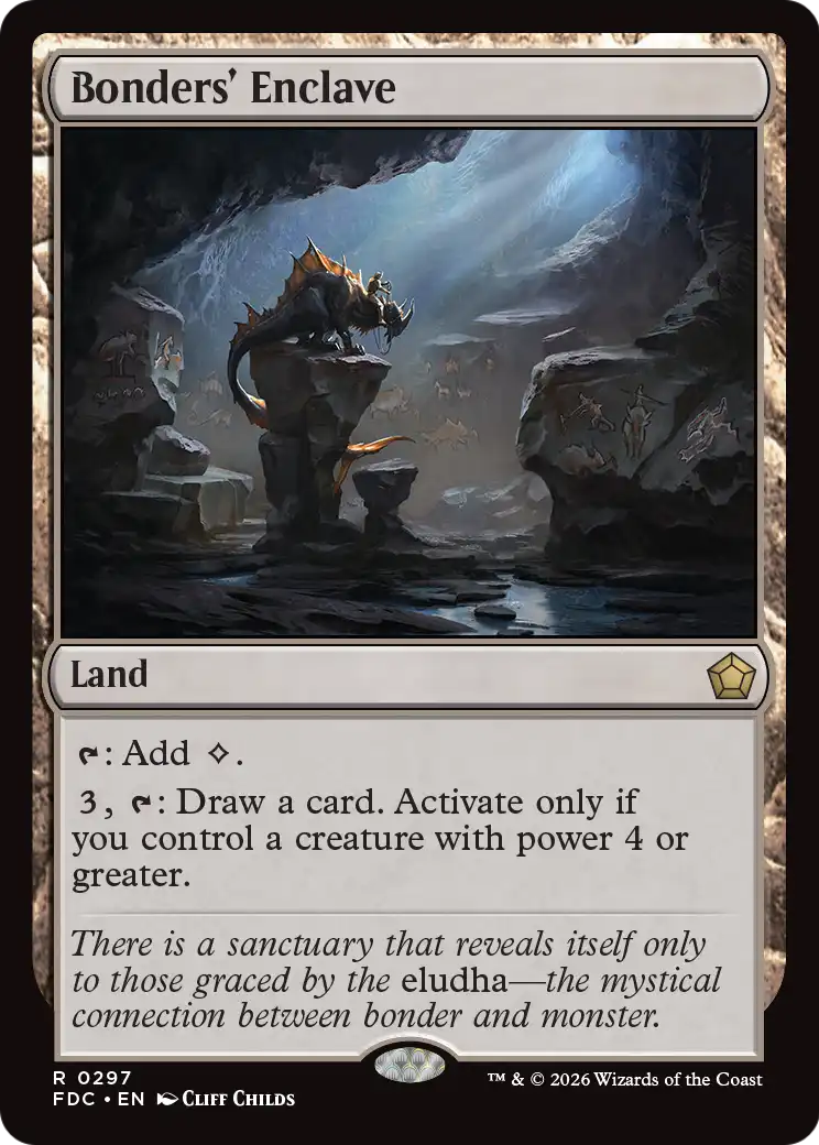 Bonders' Enclave [Foundations Commander] | Total Play