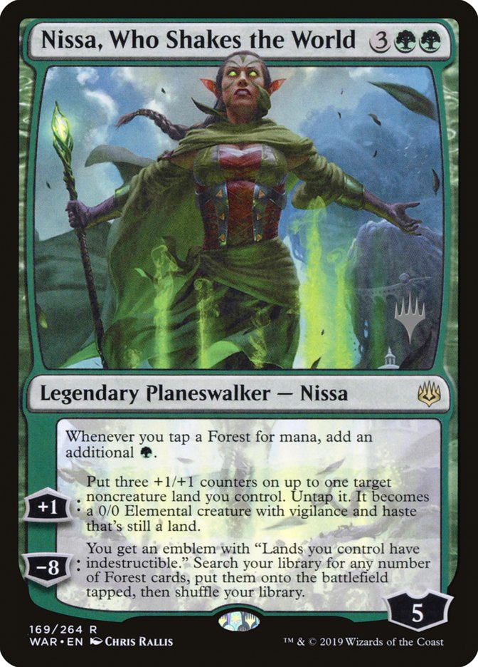 Nissa, Who Shakes the World (Promo Pack) [War of the Spark Promos] | Total Play