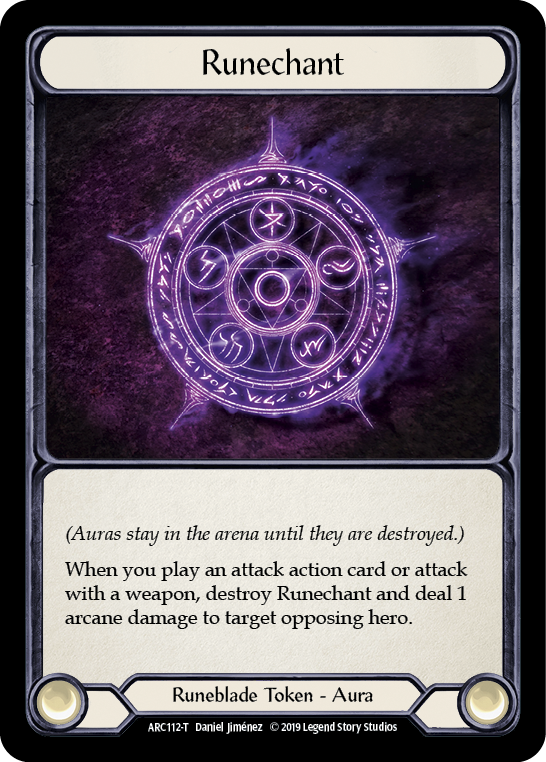 Runechant // Nebula Blade [ARC112-T // ARC077-T] (Arcane Rising)  1st Edition Normal | Total Play