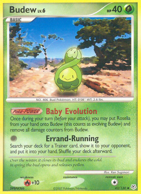 Budew (43/130) [Diamond & Pearl: Base Set] | Total Play