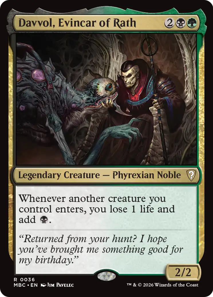 Davvol, Evincar of Rath [Mystery Booster: Commander Edition] | Total Play