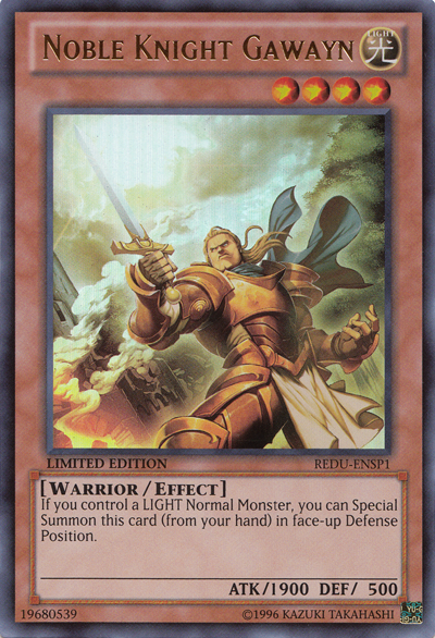 Noble Knight Gawayn [REDU-ENSP1] Ultra Rare | Total Play