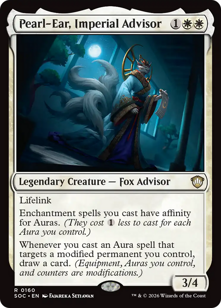 Pearl-Ear, Imperial Advisor [Secrets of Strixhaven Commander] | Total Play