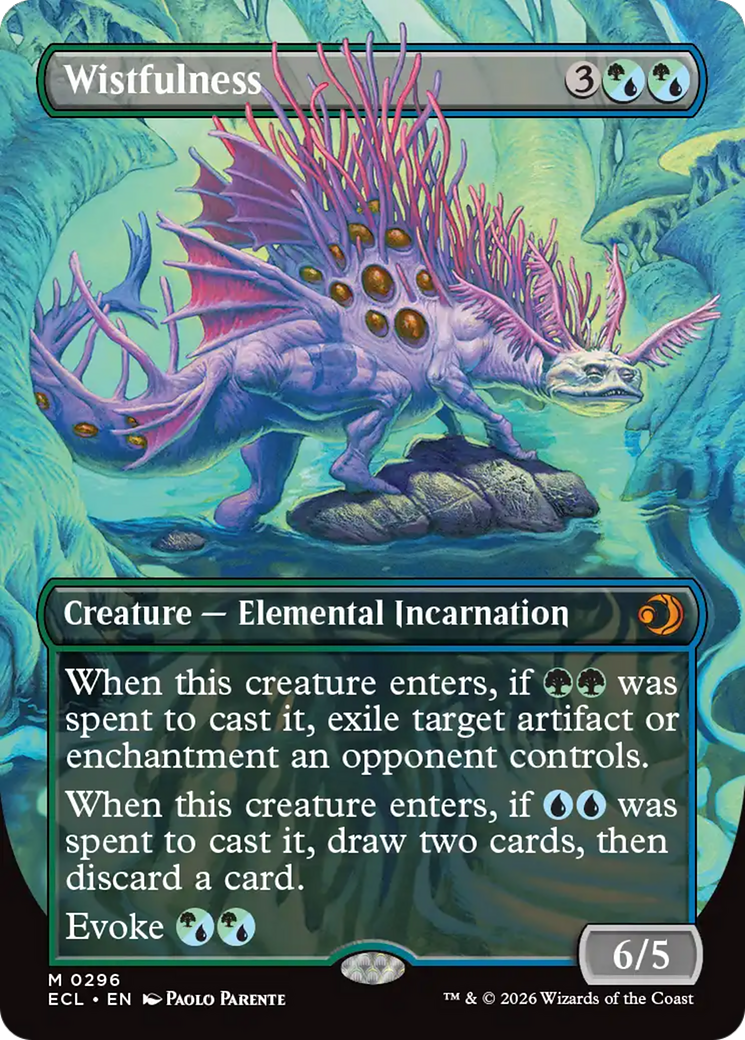 Wistfulness (Borderless) [Lorwyn Eclipsed] | Total Play