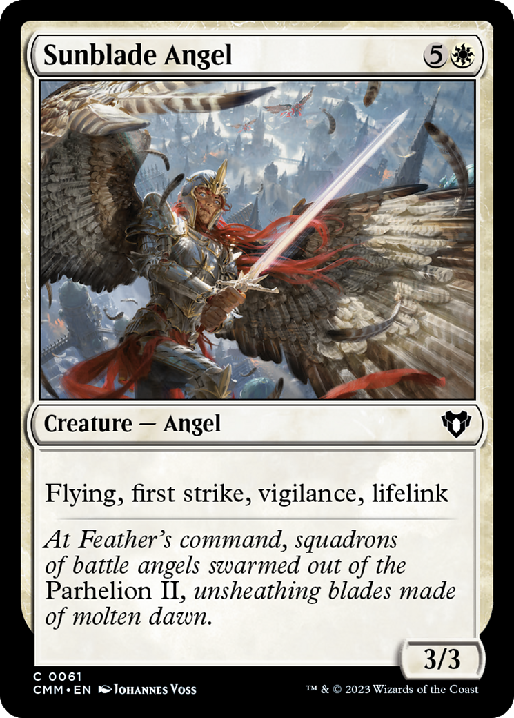 Sunblade Angel [Commander Masters] | Total Play