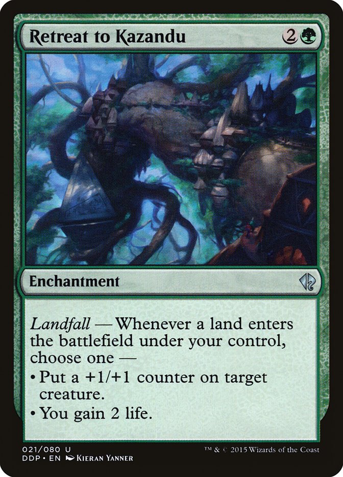 Retreat to Kazandu [Duel Decks: Zendikar vs. Eldrazi] | Total Play