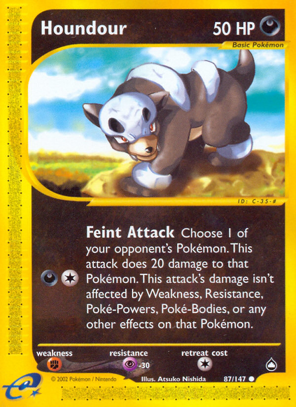 Houndour (87/147) [Aquapolis] | Total Play