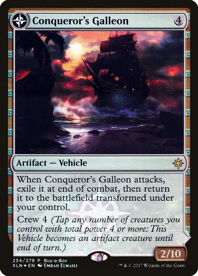 Conqueror's Galleon // Conqueror's Foothold (Buy-A-Box) [Ixalan Treasure Chest] | Total Play
