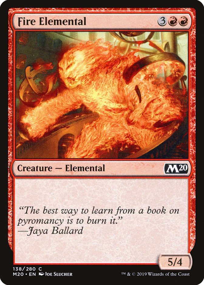Fire Elemental [Core Set 2020] | Total Play