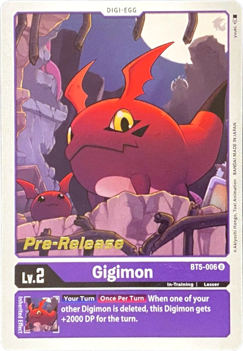 Gigimon [BT5-006] [Battle of Omni Pre-Release Promos] | Total Play