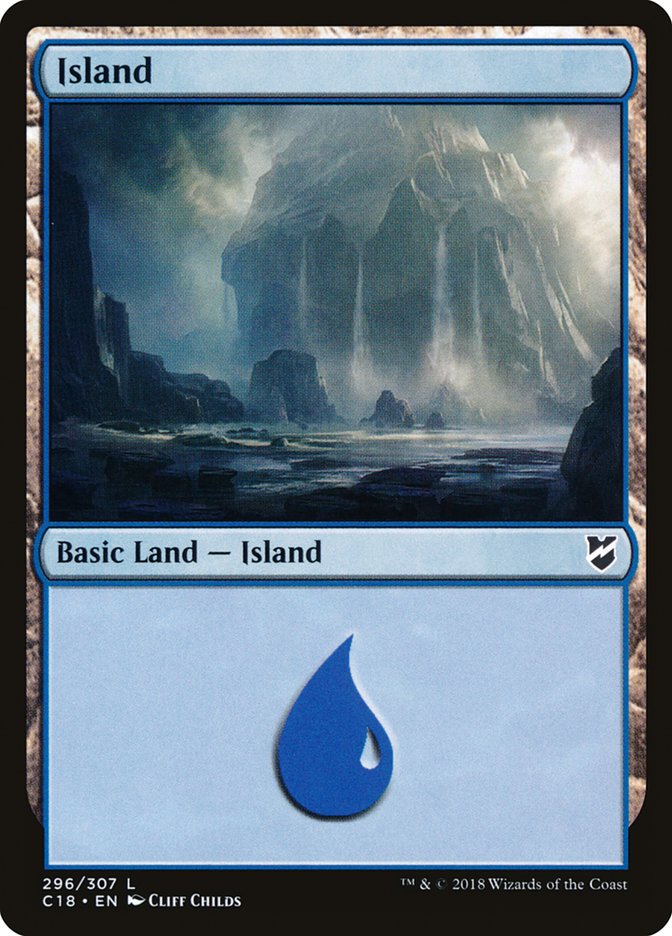 Island (296) [Commander 2018] | Total Play