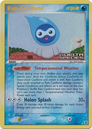Rain Castform (26/113) (Stamped) [EX: Delta Species] | Total Play