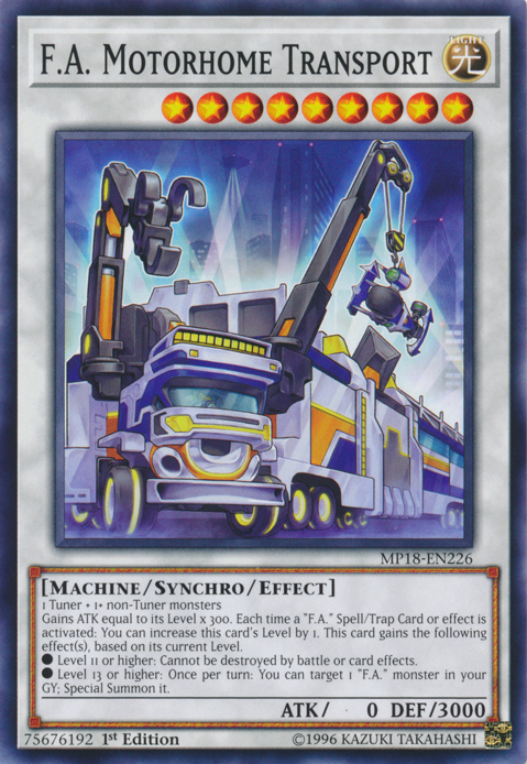 F.A. Motorhome Transport [MP18-EN226] Common | Total Play