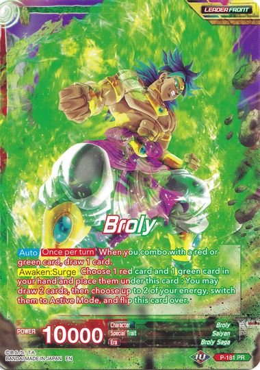 Broly // Broly, Surge of Brutality (Collector's Selection Vol. 1) (P-181) [Promotion Cards] | Total Play