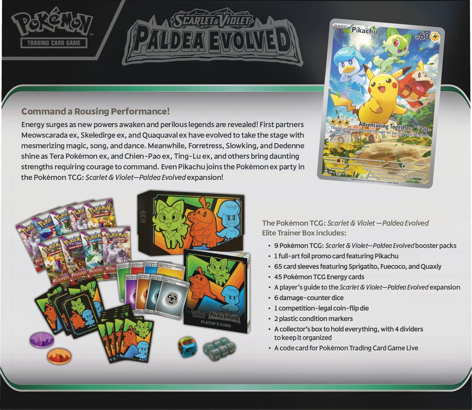 Scarlet & Violet: Paldea Evolved - Elite Trainer Box | Total Play