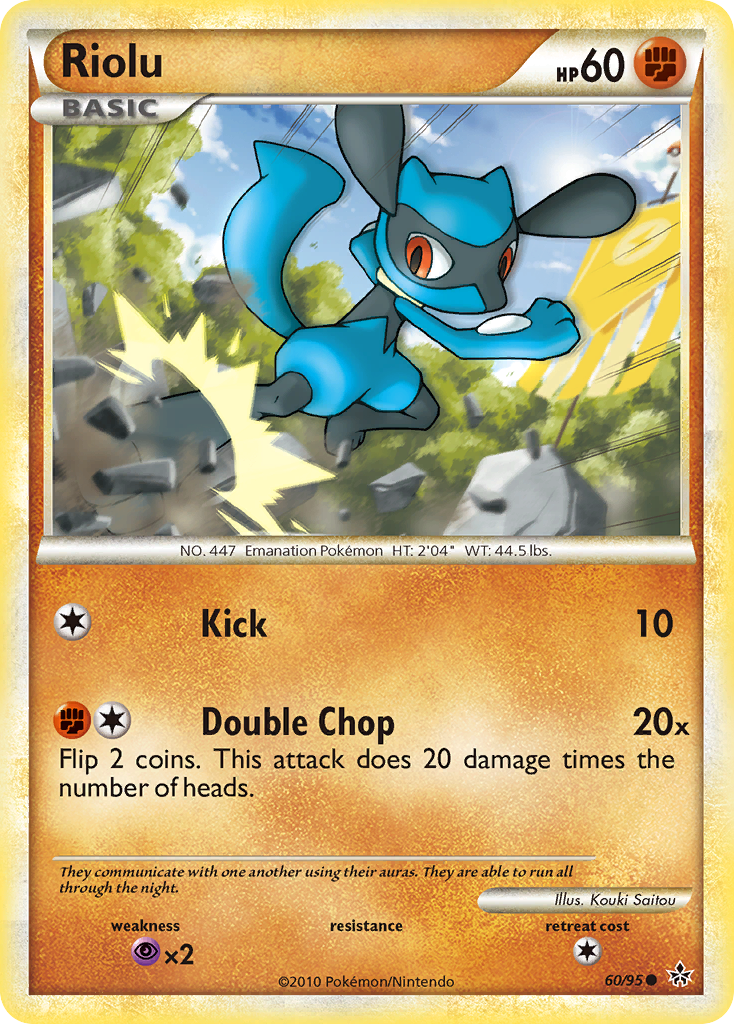 Riolu (60/95) [HeartGold & SoulSilver: Unleashed] | Total Play