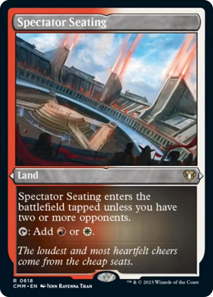 Spectator Seating (Foil Etched) [Commander Masters] | Total Play