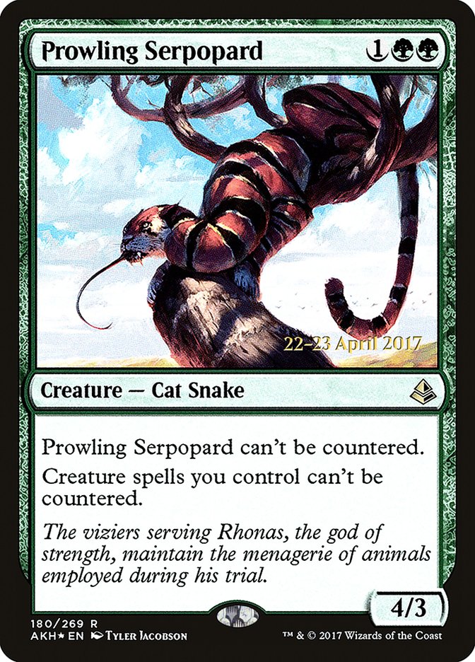 Prowling Serpopard [Amonkhet Prerelease Promos] | Total Play