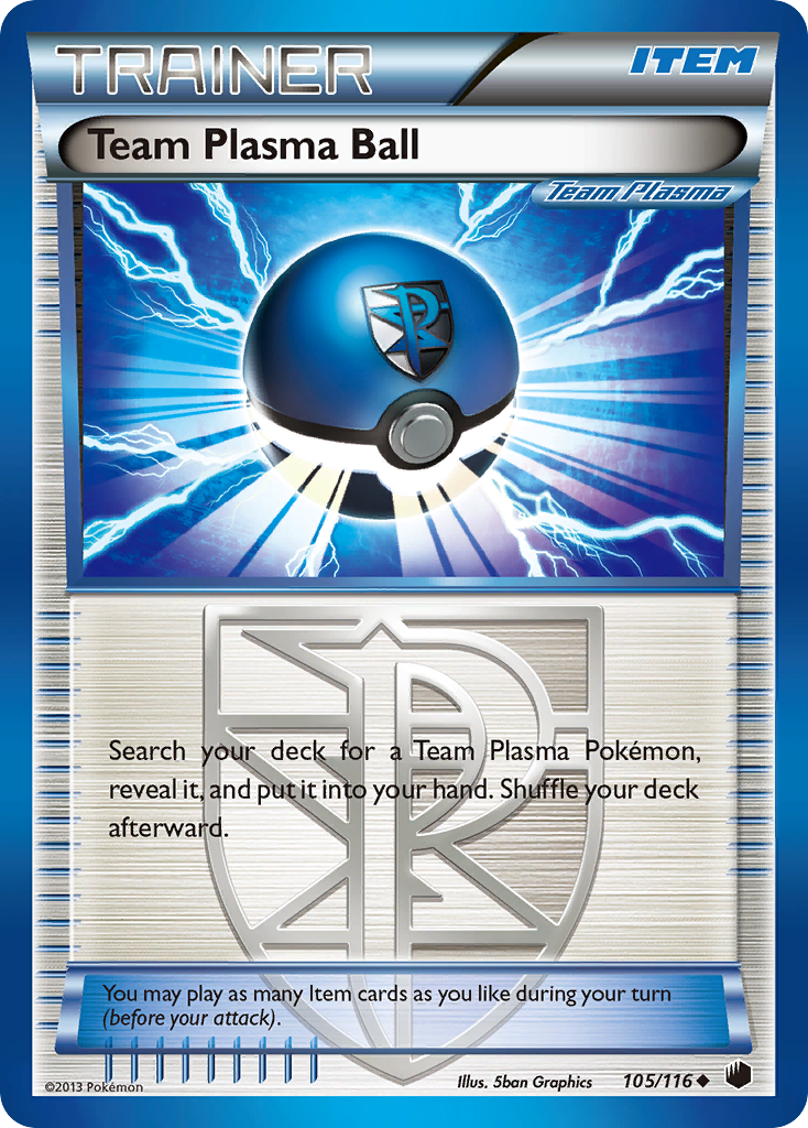 Team Plasma Ball (105/116) [Black & White: Plasma Freeze] | Total Play