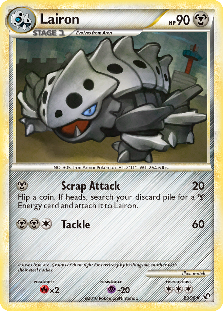 Lairon (29/90) [HeartGold & SoulSilver: Undaunted] | Total Play