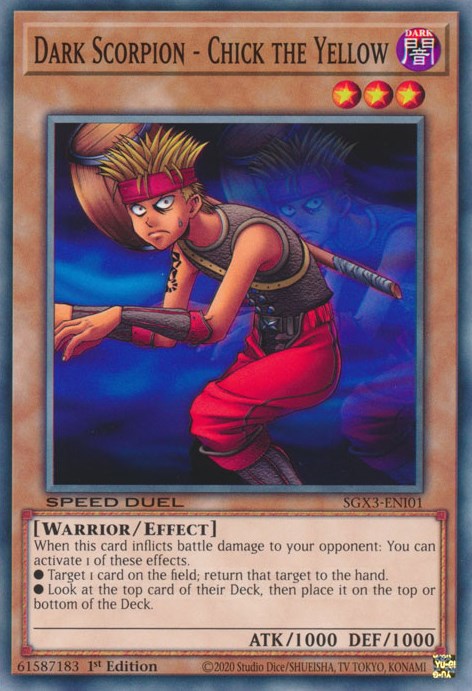 Dark Scorpion - Chick the Yellow [SGX3-ENI01] Common | Total Play