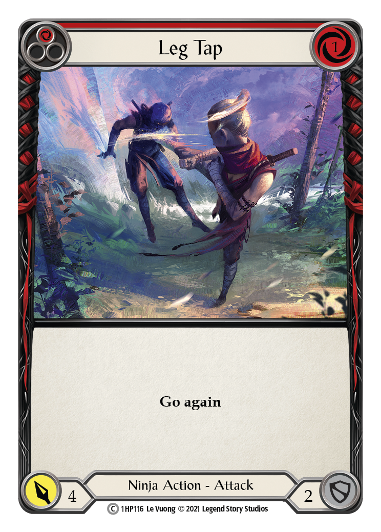 Leg Tap (Red) [1HP116] (History Pack 1) | Total Play