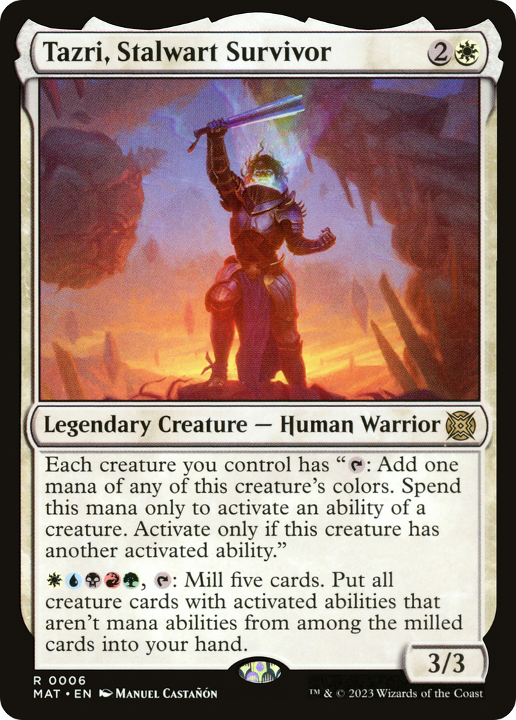 Tazri, Stalwart Survivor [March of the Machine: The Aftermath] | Total Play