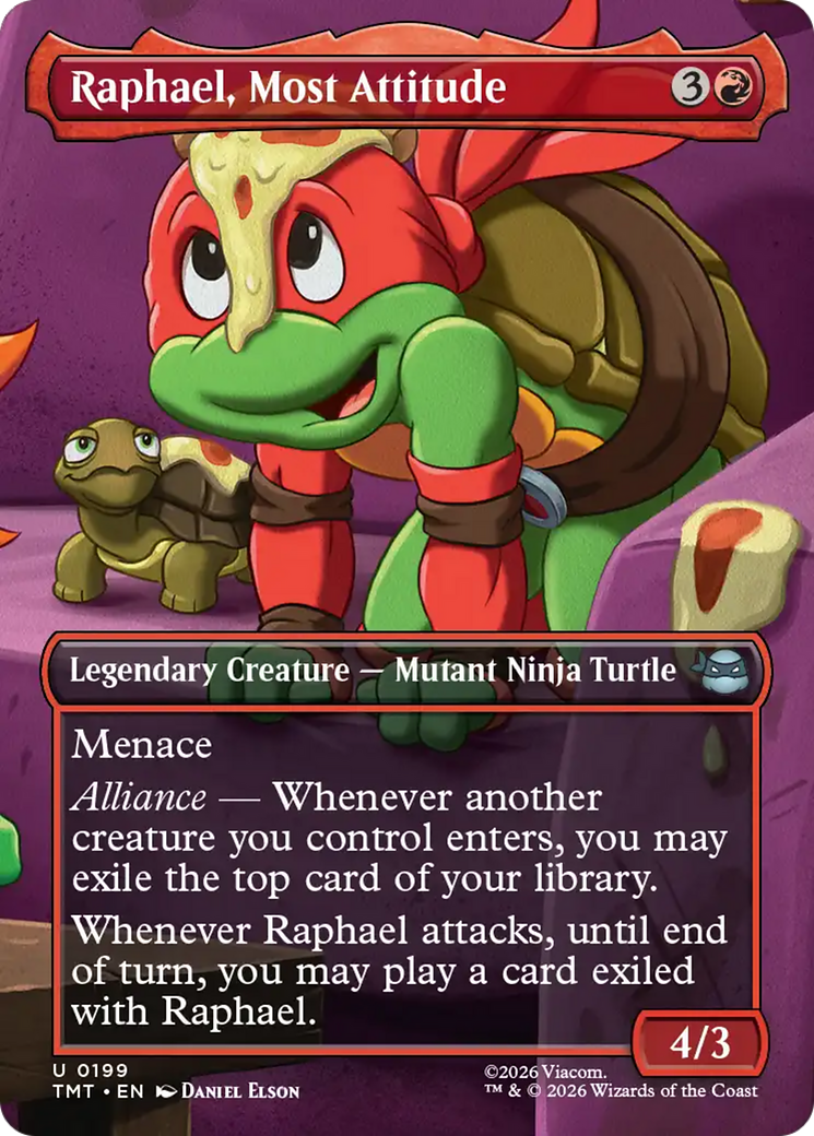 Raphael, Most Attitude (Borderless) [Teenage Mutant Ninja Turtles] | Total Play