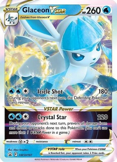 Glaceon VSTAR (SWSH197) (Jumbo Card) [Sword & Shield: Black Star Promos] | Total Play