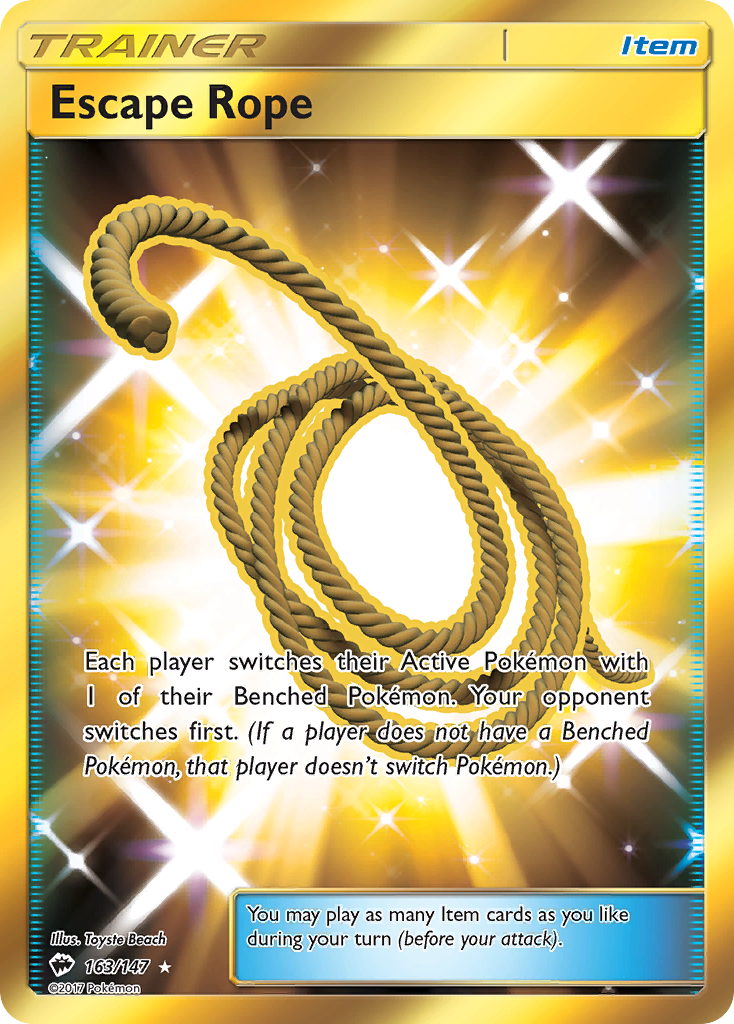 Escape Rope (163/147) [Sun & Moon: Burning Shadows] | Total Play