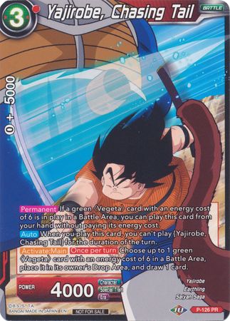 Yajirobe, Chasing Tail (Shop Tournament: Assault of Saiyans) (P-126) [Promotion Cards] | Total Play