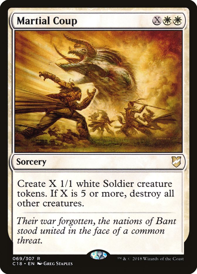 Martial Coup [Commander 2018] | Total Play