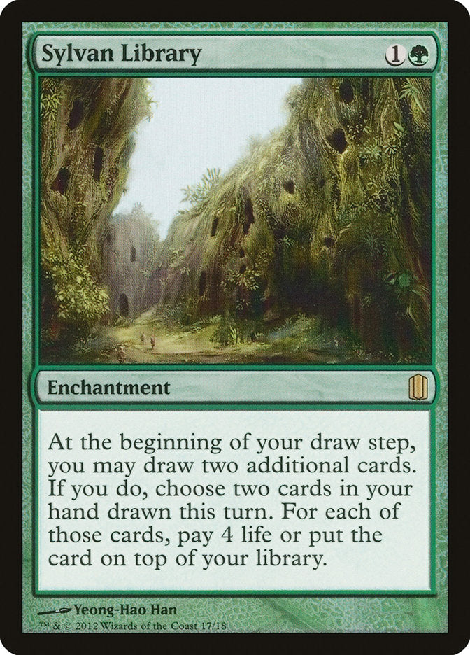 Sylvan Library [Commander's Arsenal] | Total Play