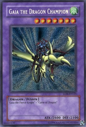Gaia the Dragon Champion [LOB-EN125] Secret Rare | Total Play