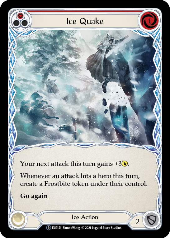Ice Quake (Red) [U-ELE151] (Tales of Aria Unlimited)  Unlimited Normal | Total Play