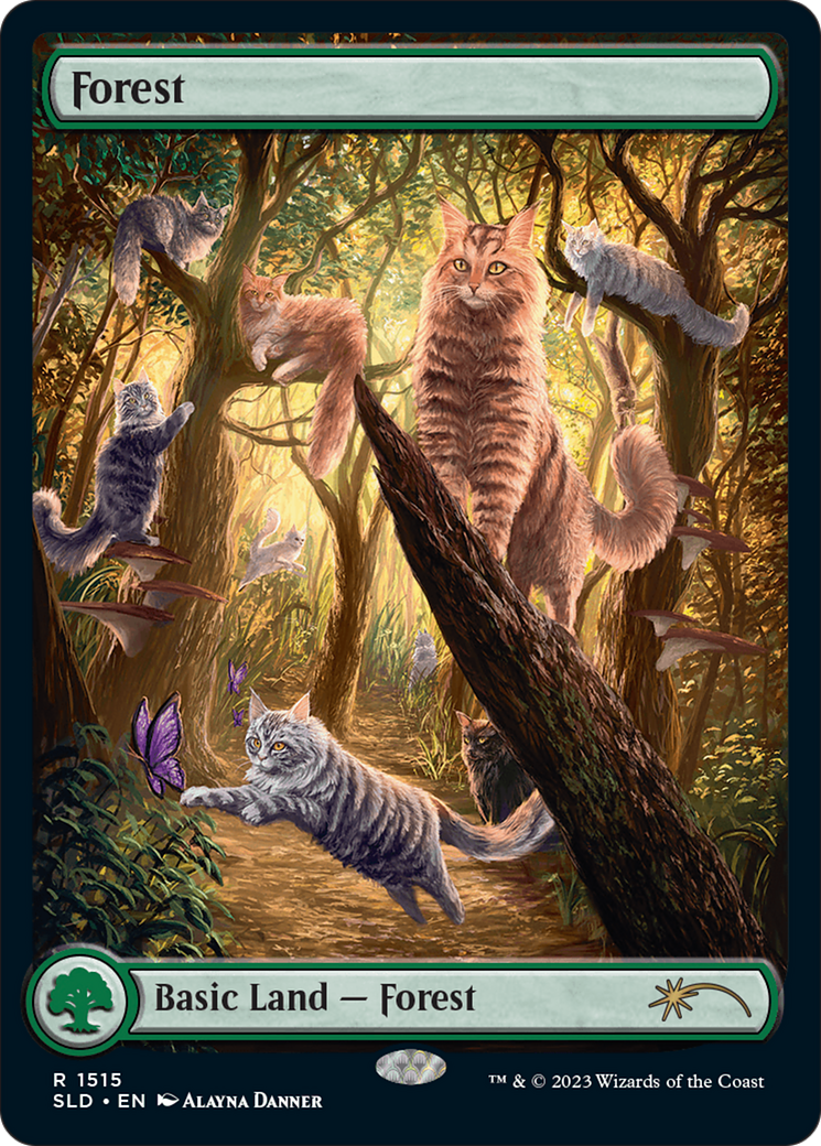 Forest (1515) [Secret Lair Commander Deck: Raining Cats and Dogs] | Total Play