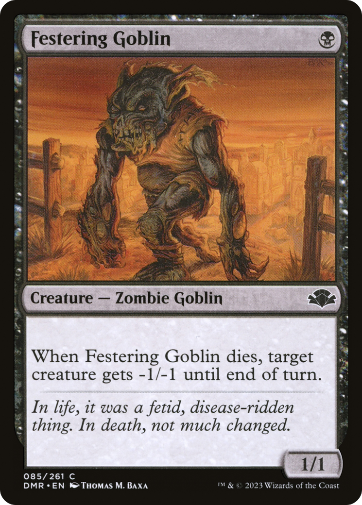 Festering Goblin [Dominaria Remastered] | Total Play