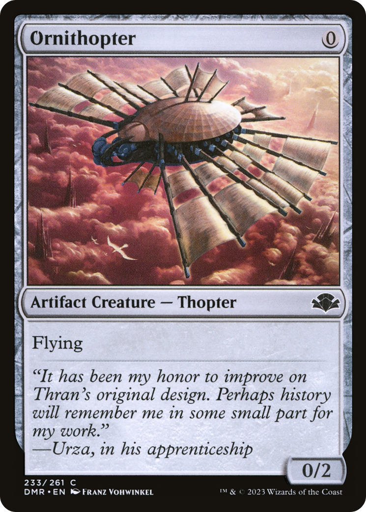 Ornithopter [Dominaria Remastered] | Total Play