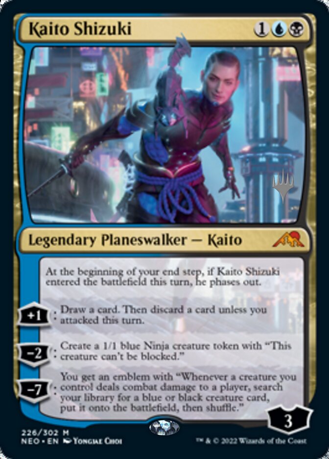 Kaito Shizuki (Promo Pack) [Kamigawa: Neon Dynasty Promos] | Total Play